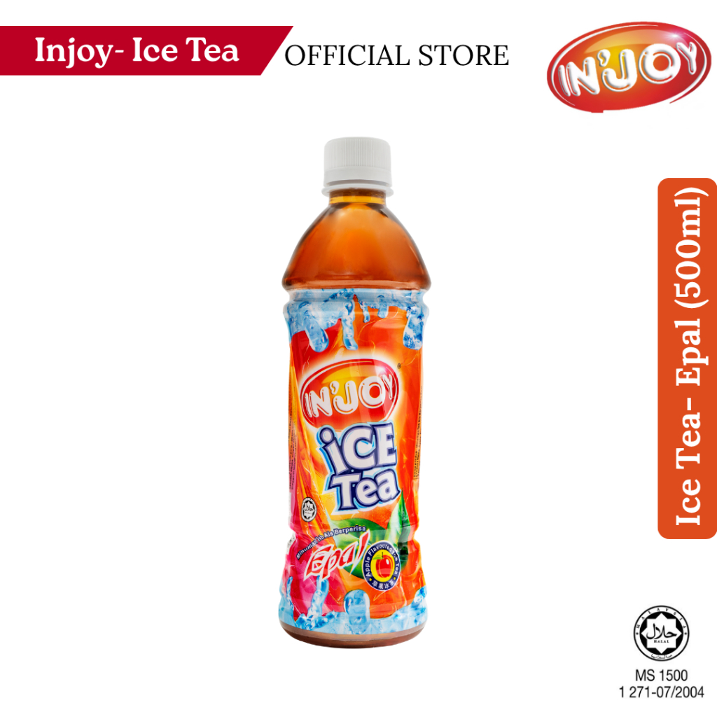 InJoy Apple Iced Tea 500ml 清爽苹果冰紅茶 (少糖) (Less Sugar) | Shopee Malaysia