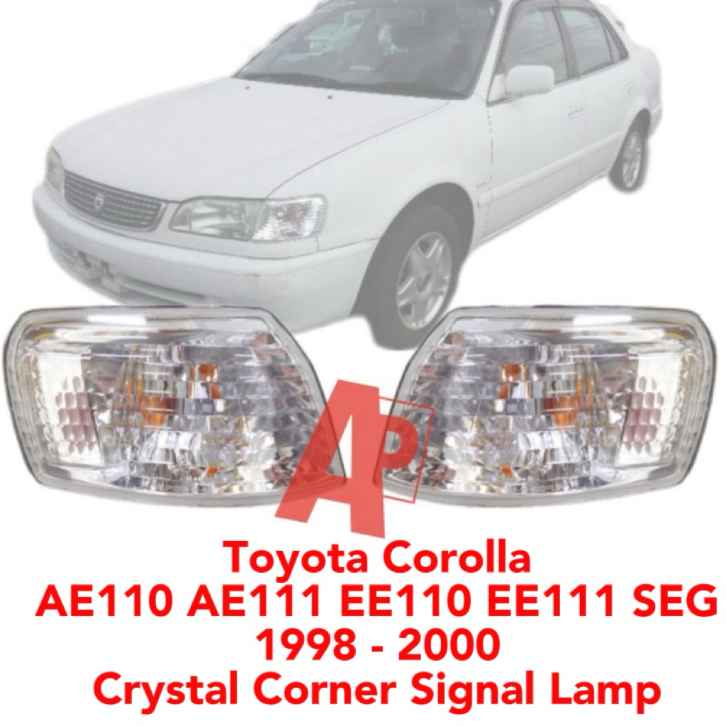 Toyota Corolla SEG AE110 AE111 EE110 EE111 Crystal Corner Signal Lamp ...