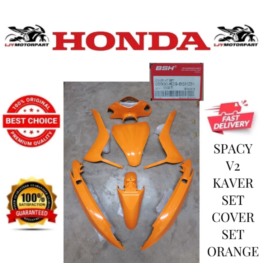 100% ORIGINAL HONDA SPACY V2 KAVER SET COVER SET (7 PCS) | Shopee Malaysia