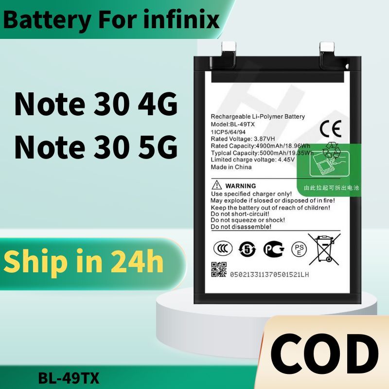 Bateri Sesuai Untuk INFINIX Battery Note 30 4G Note 30 5G | Shopee Malaysia
