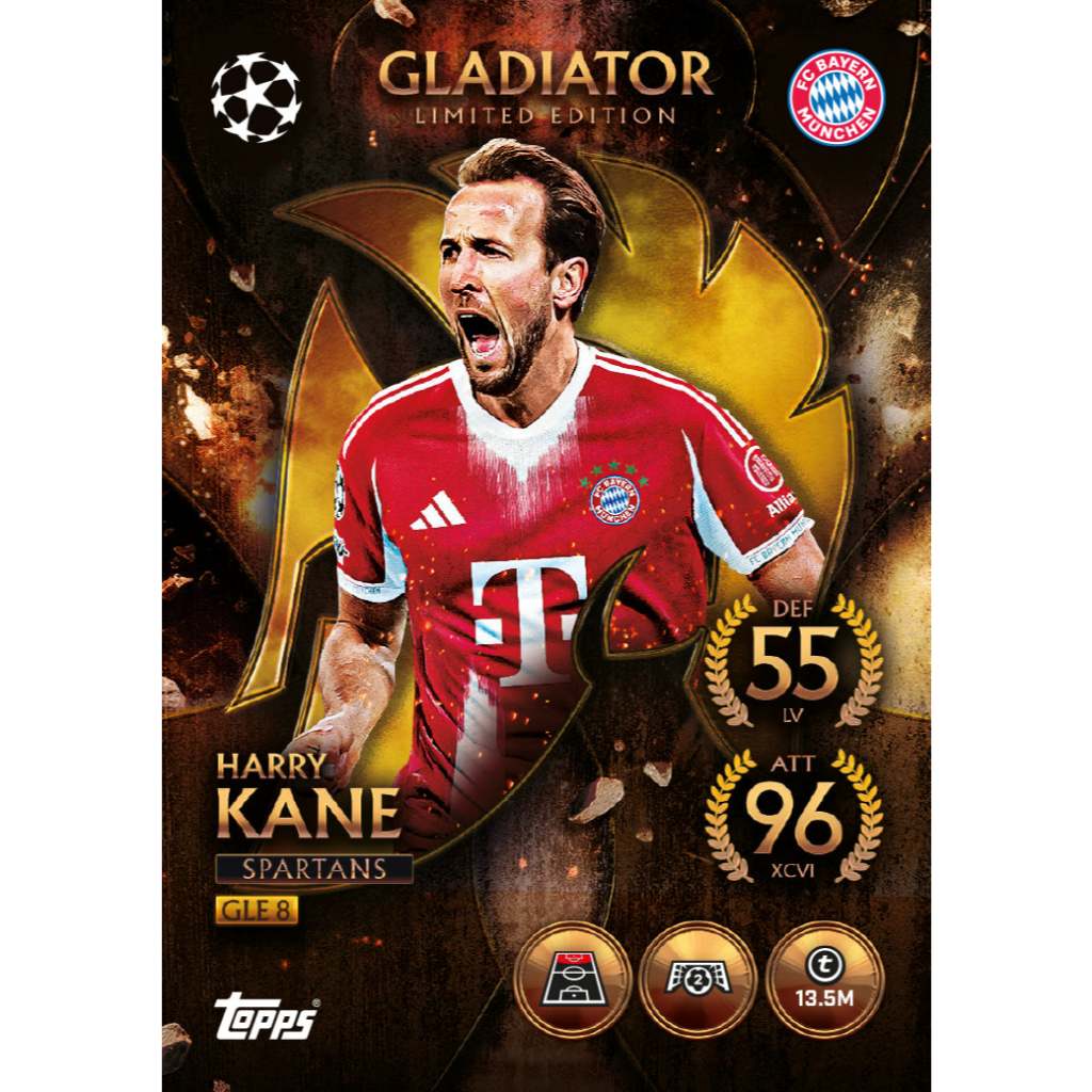 Bundle mit Topps Match Attax Champions League 2025/26 Trading Cards Exklusive Collect-it Hüllen (1 Mega Tin (Warriors