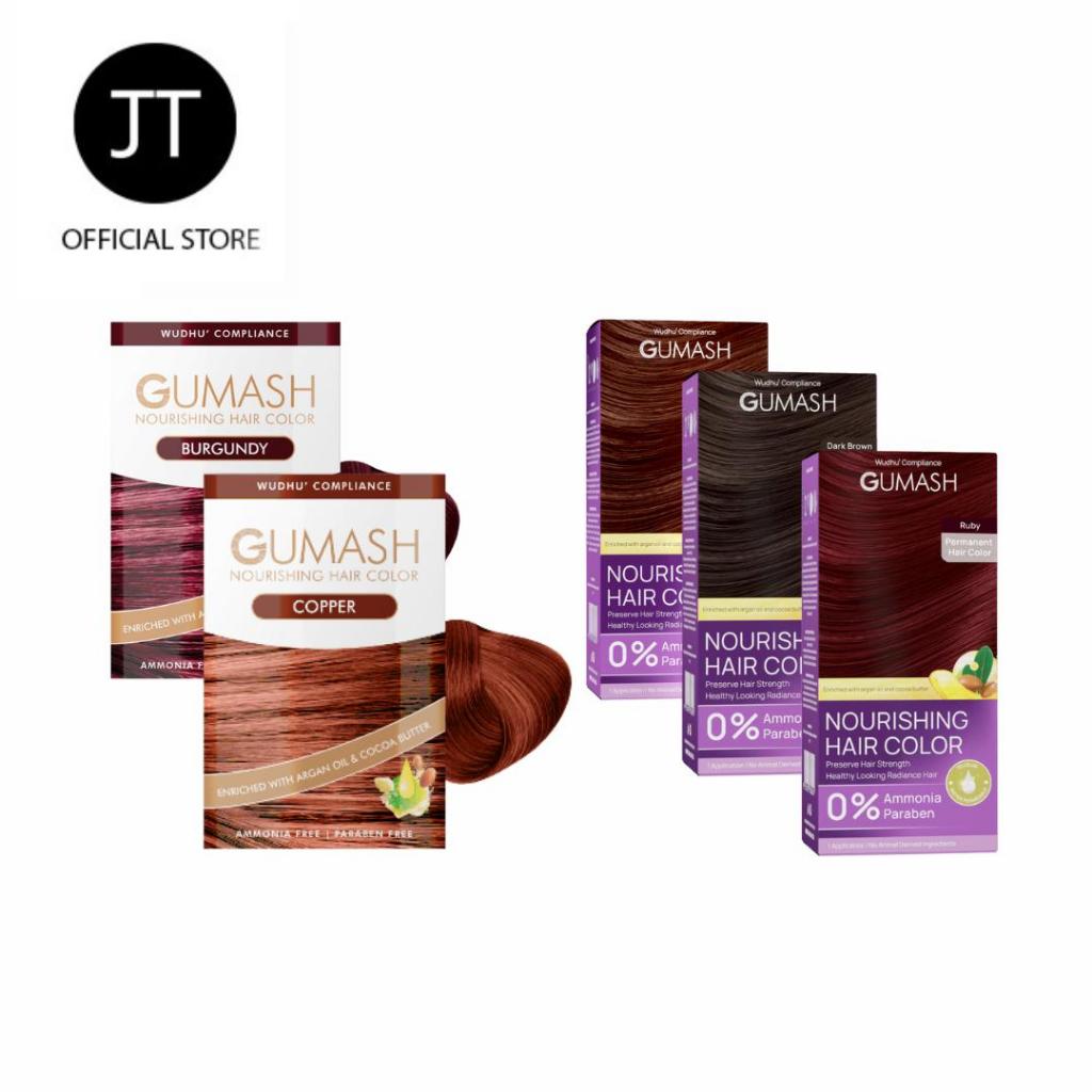Gumash - Kit Pewarna Rambut Kekal Mesra Wudhu ( Permanent Hair Dye Kit ...