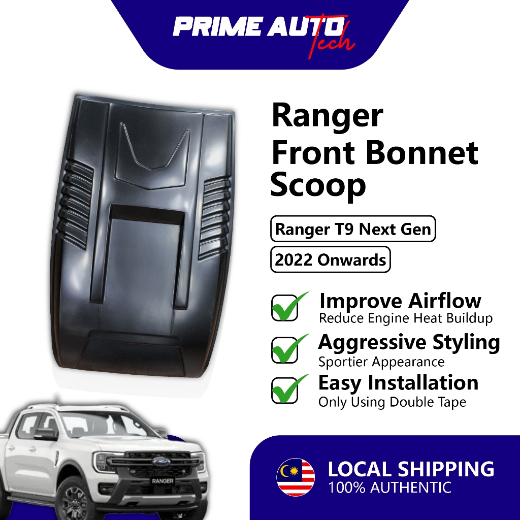 Ford Ranger Bonet Scoop T9 Next Gen 2022 Onwards | Shopee Malaysia