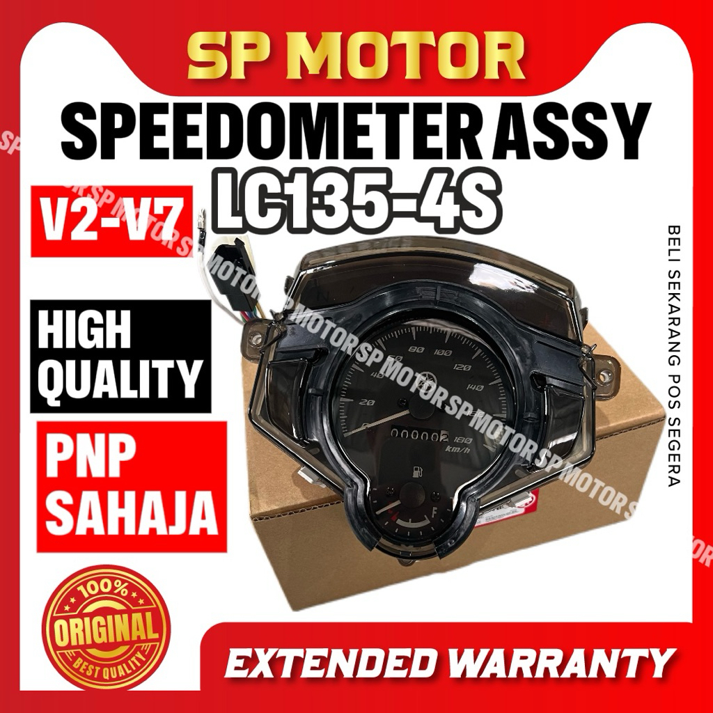 LC135-V2 4S 4 SPEED V3 V4 V5 V6 V7 METER ASSY SPEEDO SPEEDOMETER ...