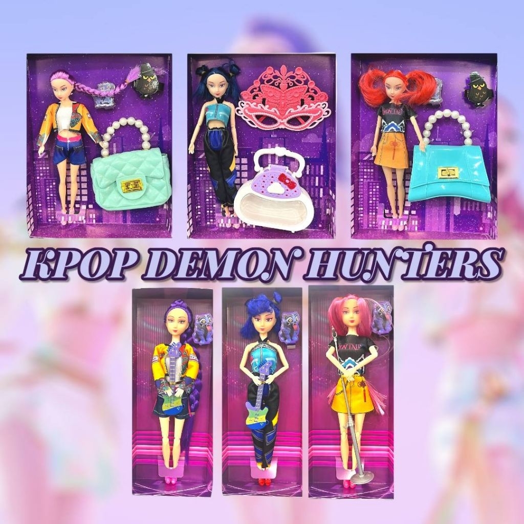 TOYS KPOP DEMON HUNTERS DOLL RUMI ZOEY MIRA | Shopee Malaysia