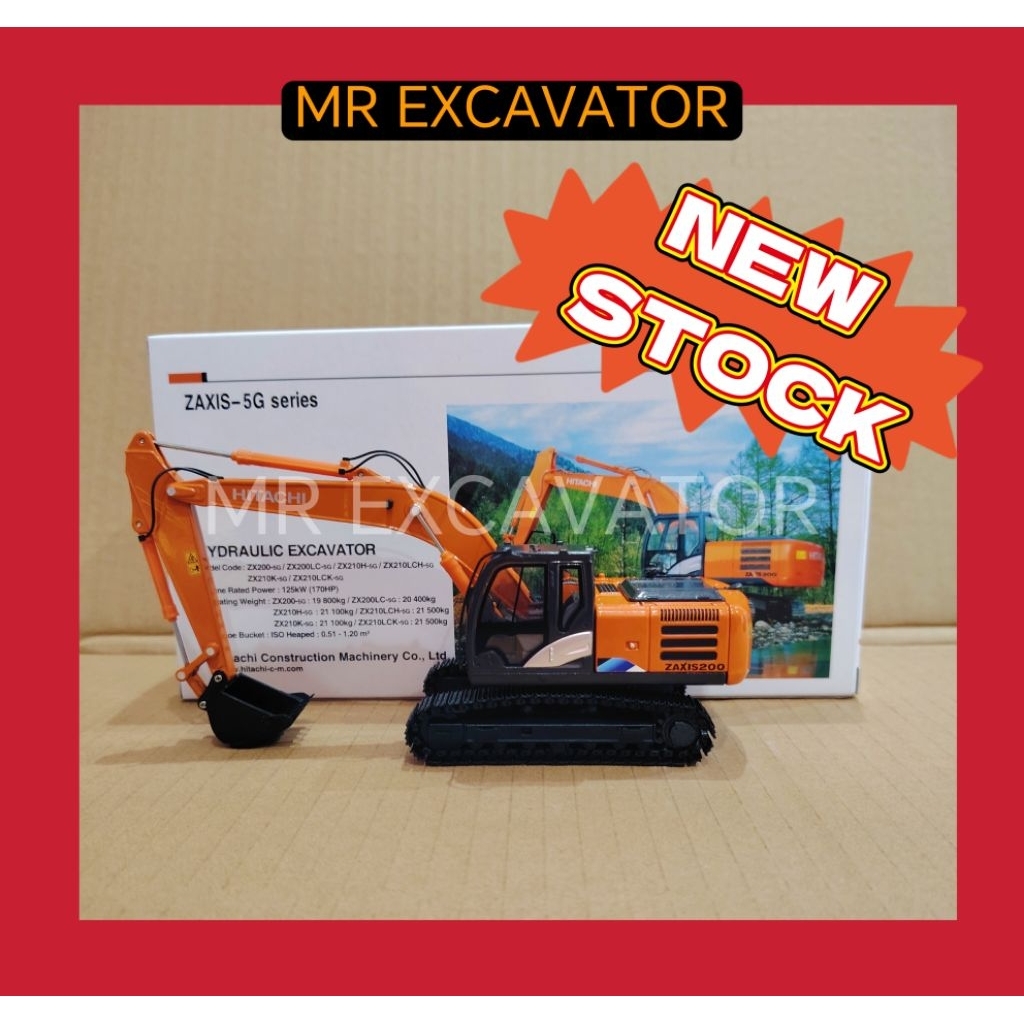Hitachi ZX Zaxis ZX200 ZX200-5 ZX200-5G Hydraulic Excavator