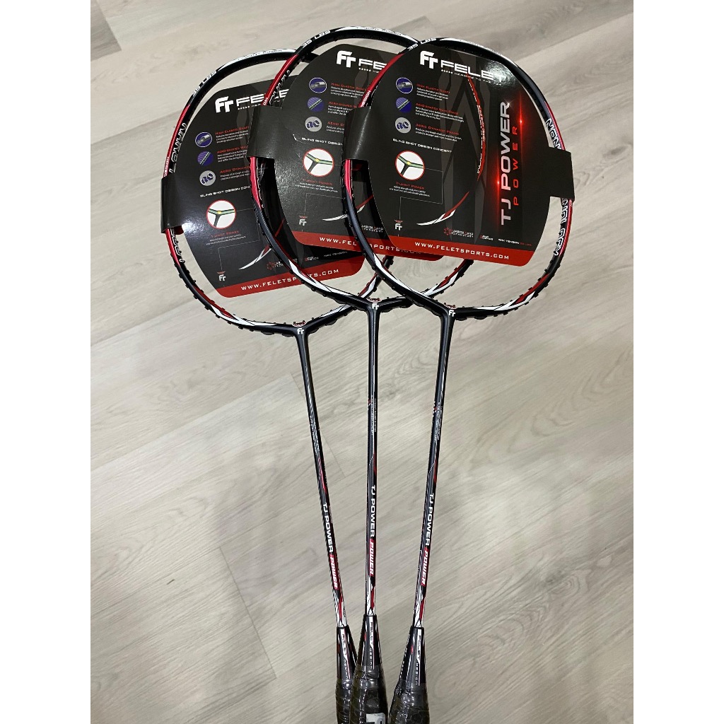 FELET TJ Power-Power Badminton Racket | 4U Head Heavy Attacking Racket ...