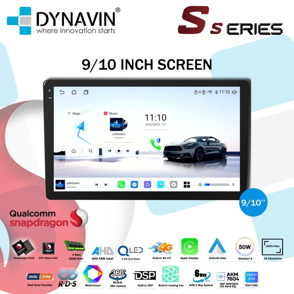 Dynavin S Series Universal Size Android Player | Shopee Malaysia