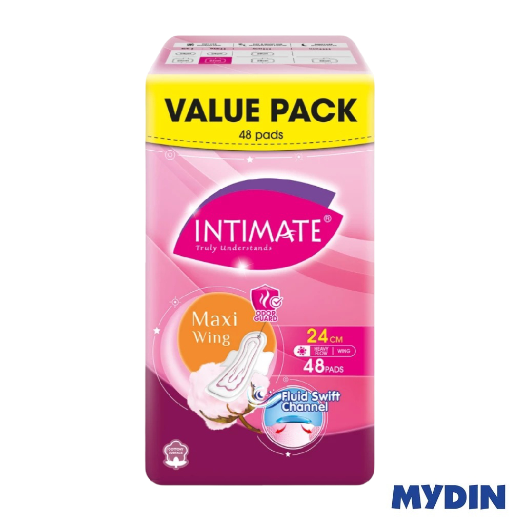 Intimate Day Maxi Wing 24cm (48 pads) | Shopee Malaysia
