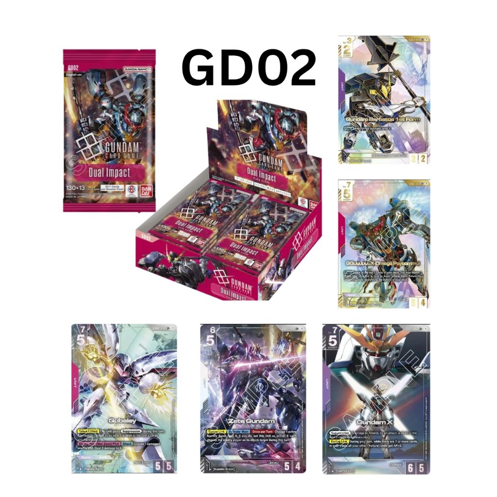 [GD02] GUNDAM TCG BOOSTER BOX (JPN) | Shopee Malaysia