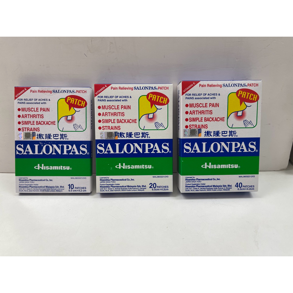 Salonpas (10/20/40 patches) | Shopee Malaysia