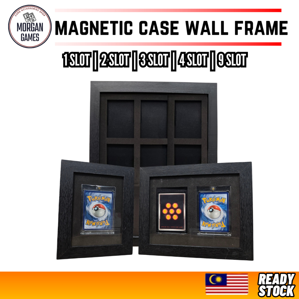 【Morgan Games】【Ready Stock】Wall Frame for Magnetic Card Holder | TCG ...