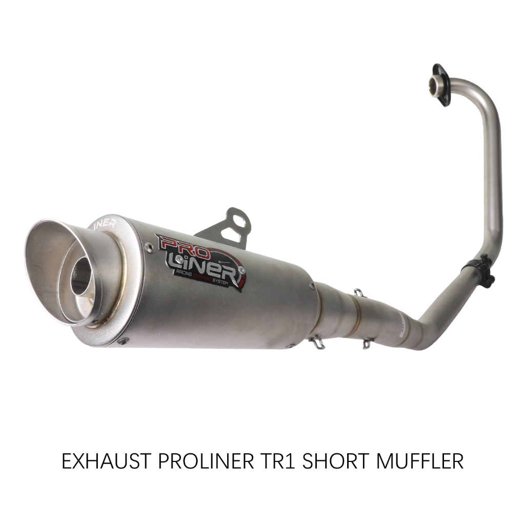 EXHAUST PROLINER TR-1R STAINLESS STEEL FULL SET SMALL MUFFLER (R15 ...