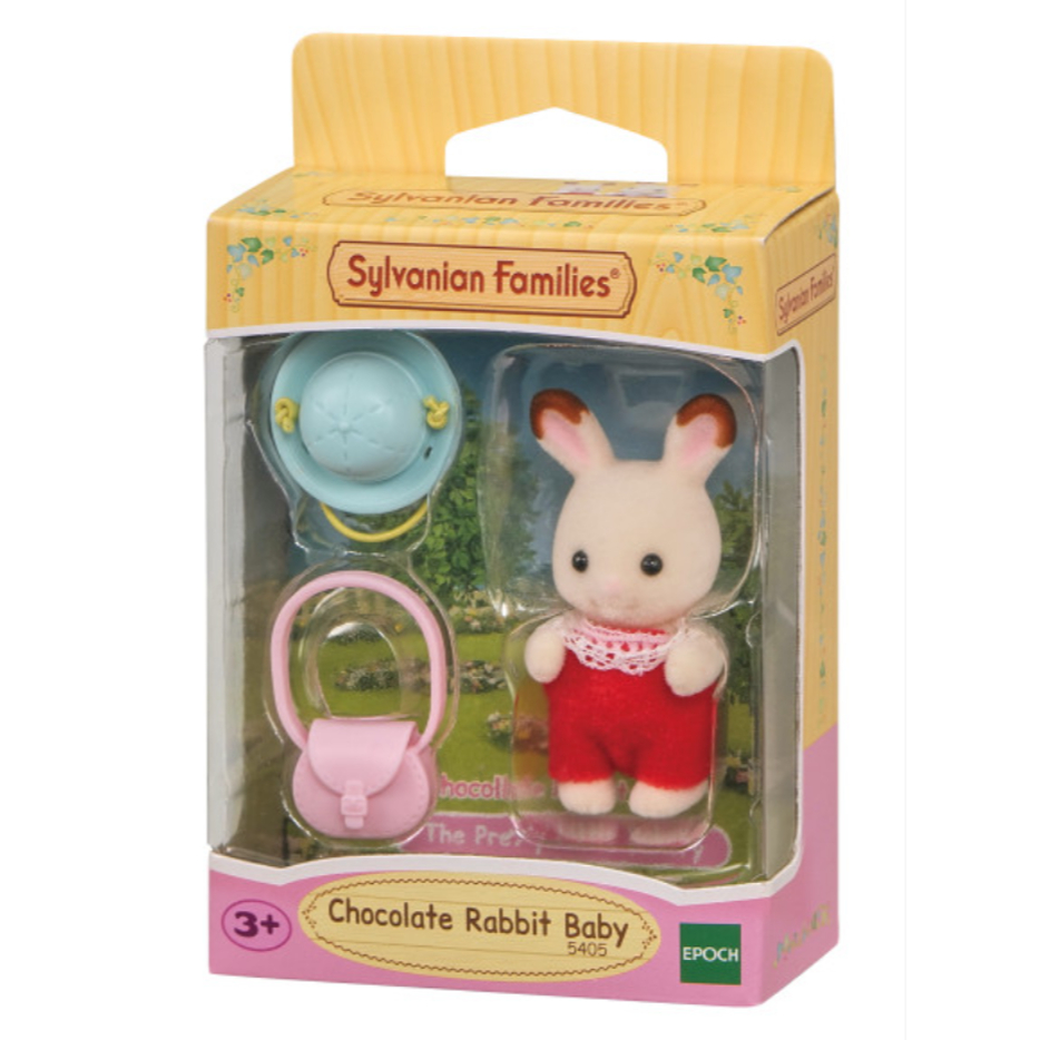 Sylvanian Families - Chocolate Rabbit Baby #5405 | Shopee Malaysia