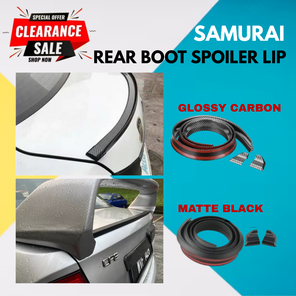 🔥1212 Clearance Sales🔥 SAMURAI Rear Boot Spoiler Lip Ducktail Rear ...