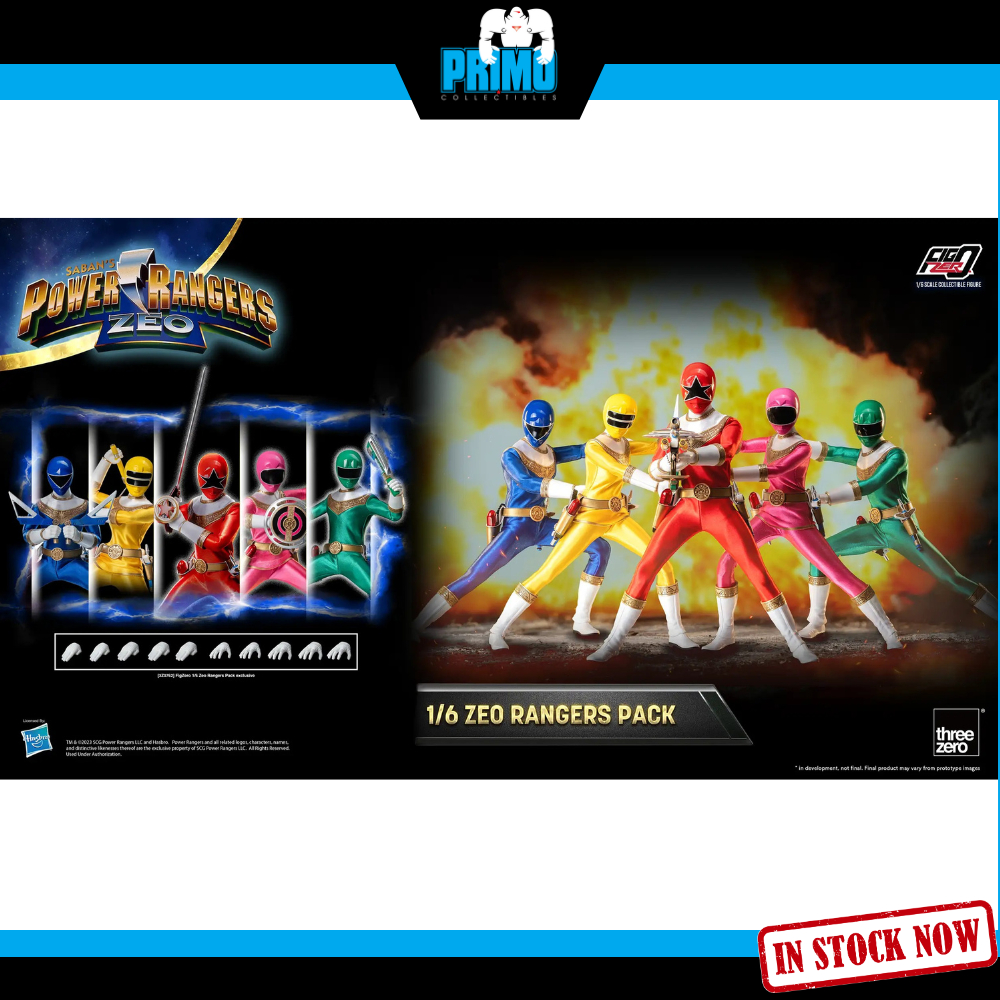 Threezero - Power Rangers Zeo - FigZero 1/6 Zeo Rangers Pack[Ready ...