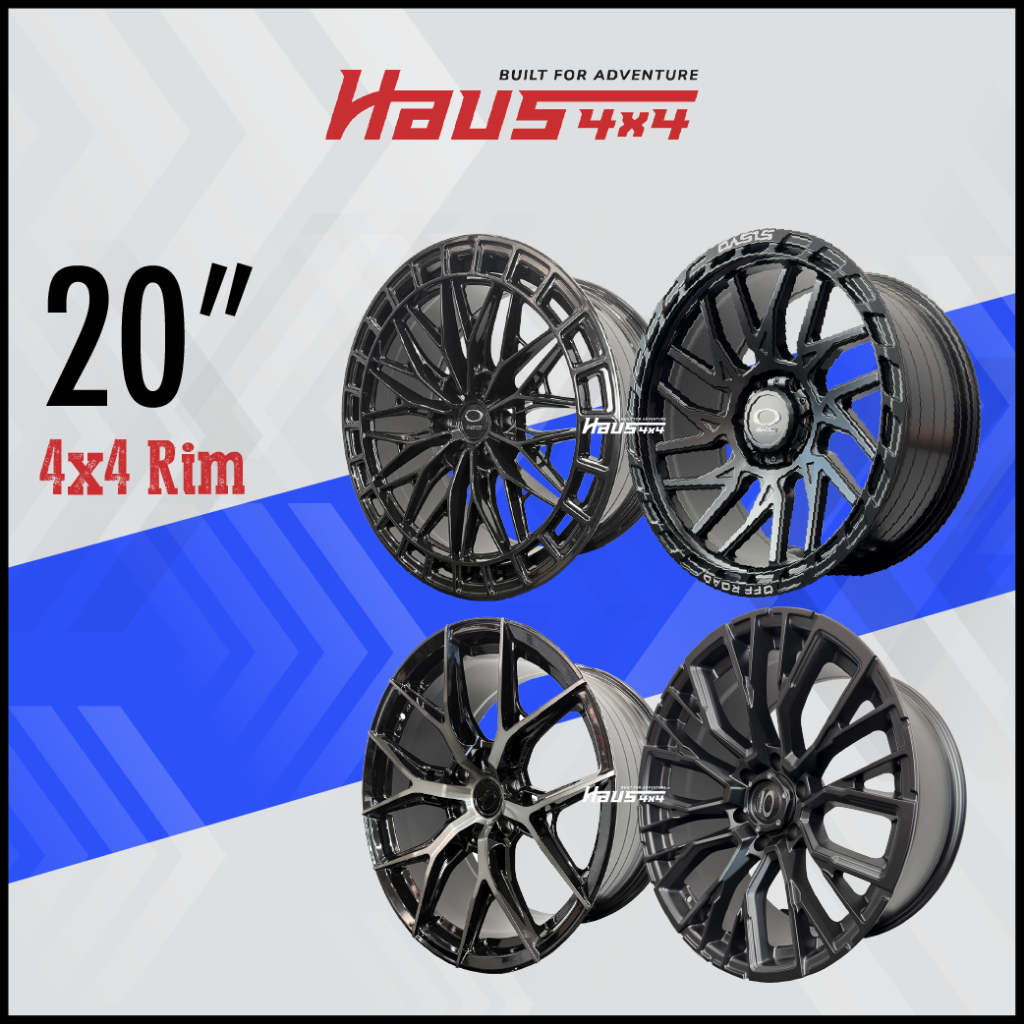 [1 Pcs] 20 Inch Sport Rim 4x4 Rim 4x4 Wheel Ranger Hilux Triton Dmax ...