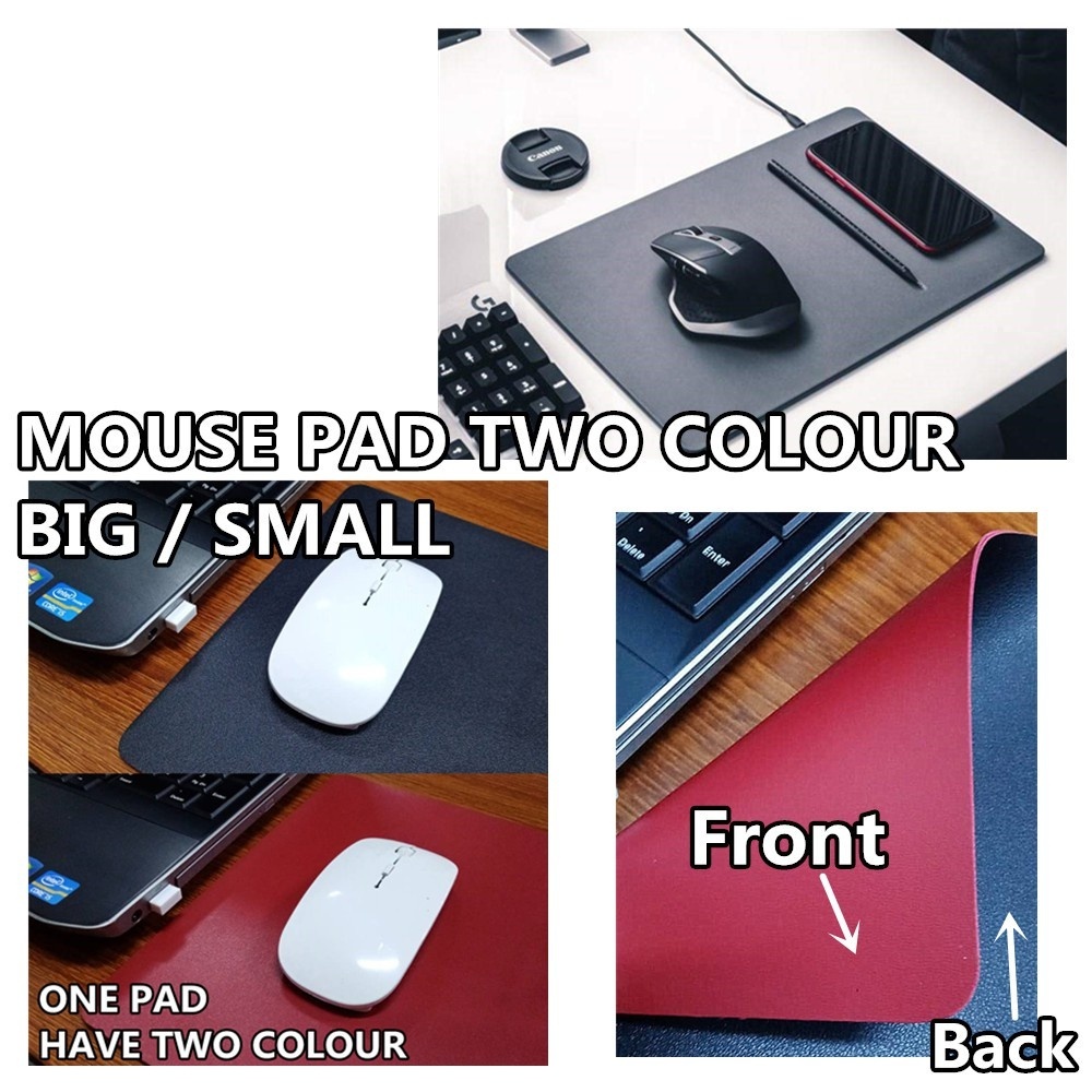 Leather Mouse Pad Gaming Normal Anti-Slip Rubber Official Computer ...