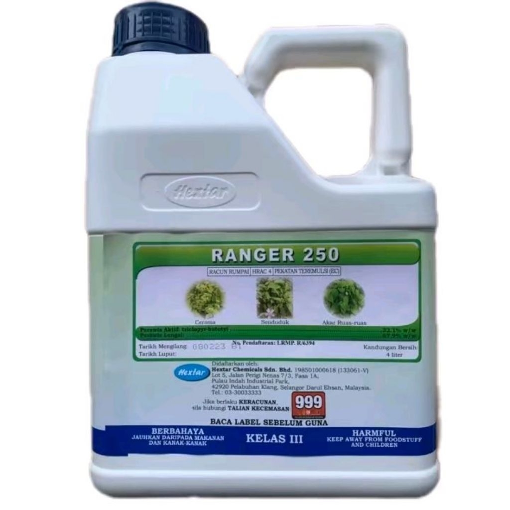 Herbicide / Racun Rumpai Hextar Ranger 250 4L | Shopee Malaysia
