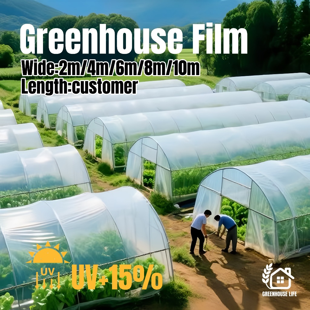 Plastic Greenhouse UV 15% Greenhouse Film Greenhouse Film Filem Rumah ...
