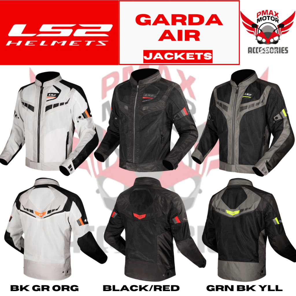 LS2 Garda Air Men Motorcyle Riding Jacket | Shopee Malaysia