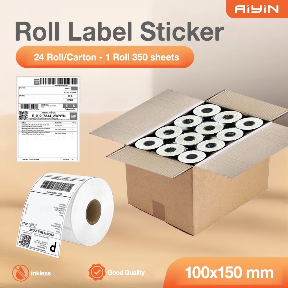 COD Thermal Sticker A6 Thermal Paper Shipping Label Sticker 100*150mm ...