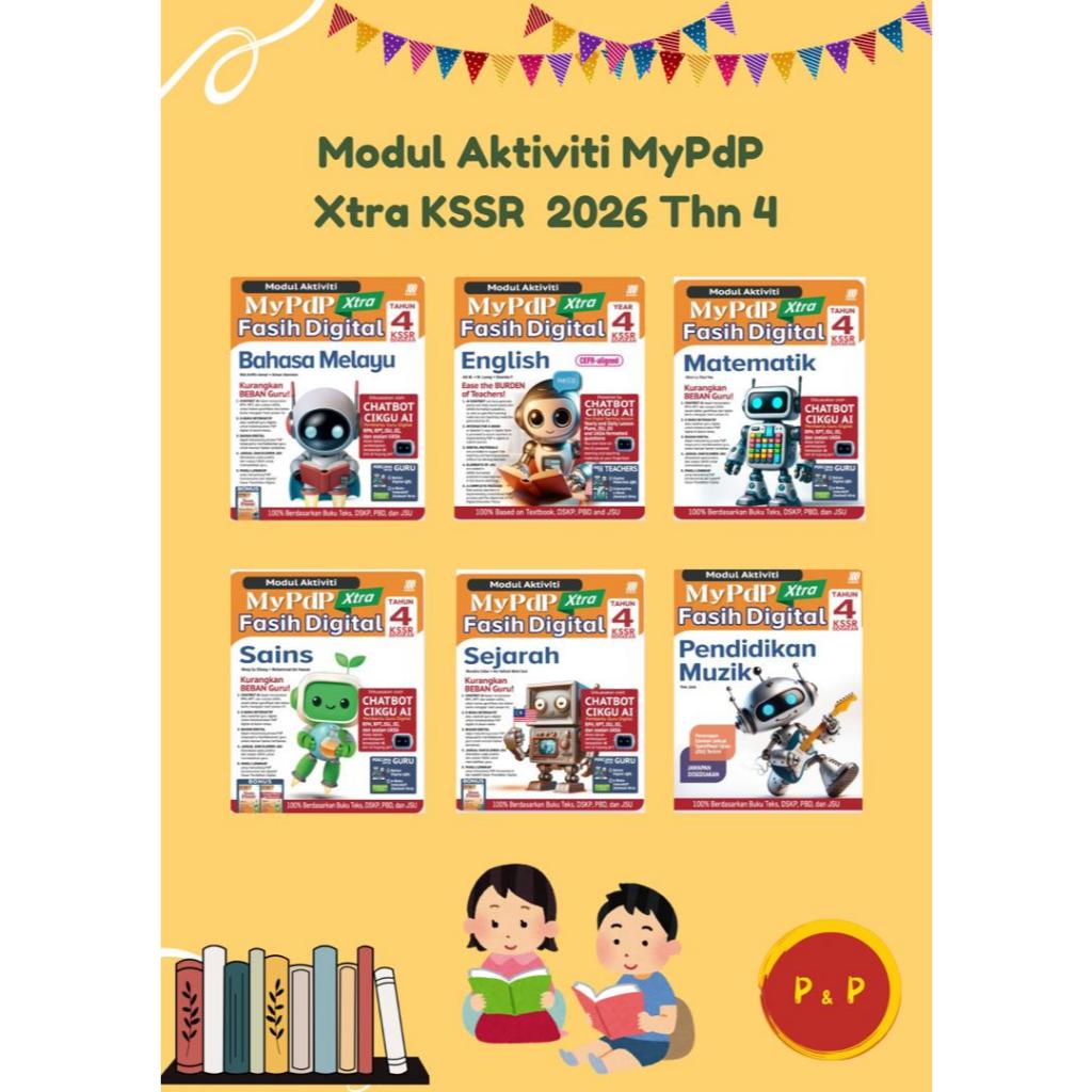 [P&P] Modul Aktiviti MyPdP Xtra KSSR 2026 Tahun 4.5.6 | Shopee Malaysia