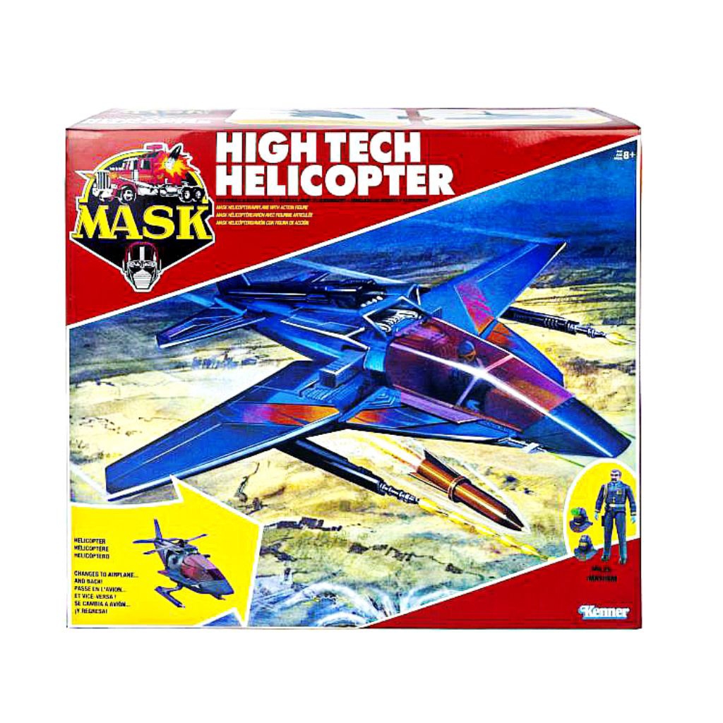 The Loyal Subjects M.A.S.K. High Tech Helicopter Miles Wolf Mayhem MASK ...