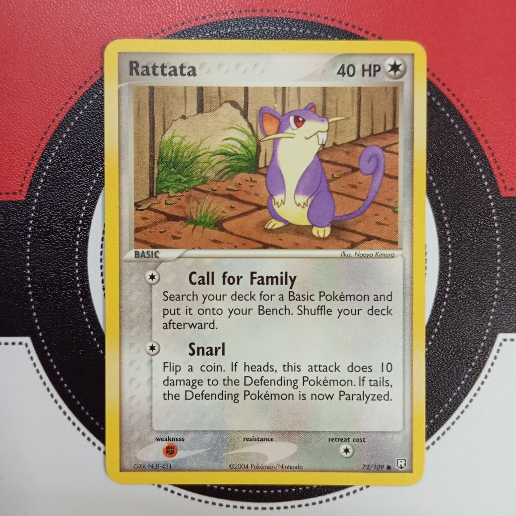 Pokemon TCG - Rattata 72/109 - EX Team Rocket Returns (Common) | Shopee ...