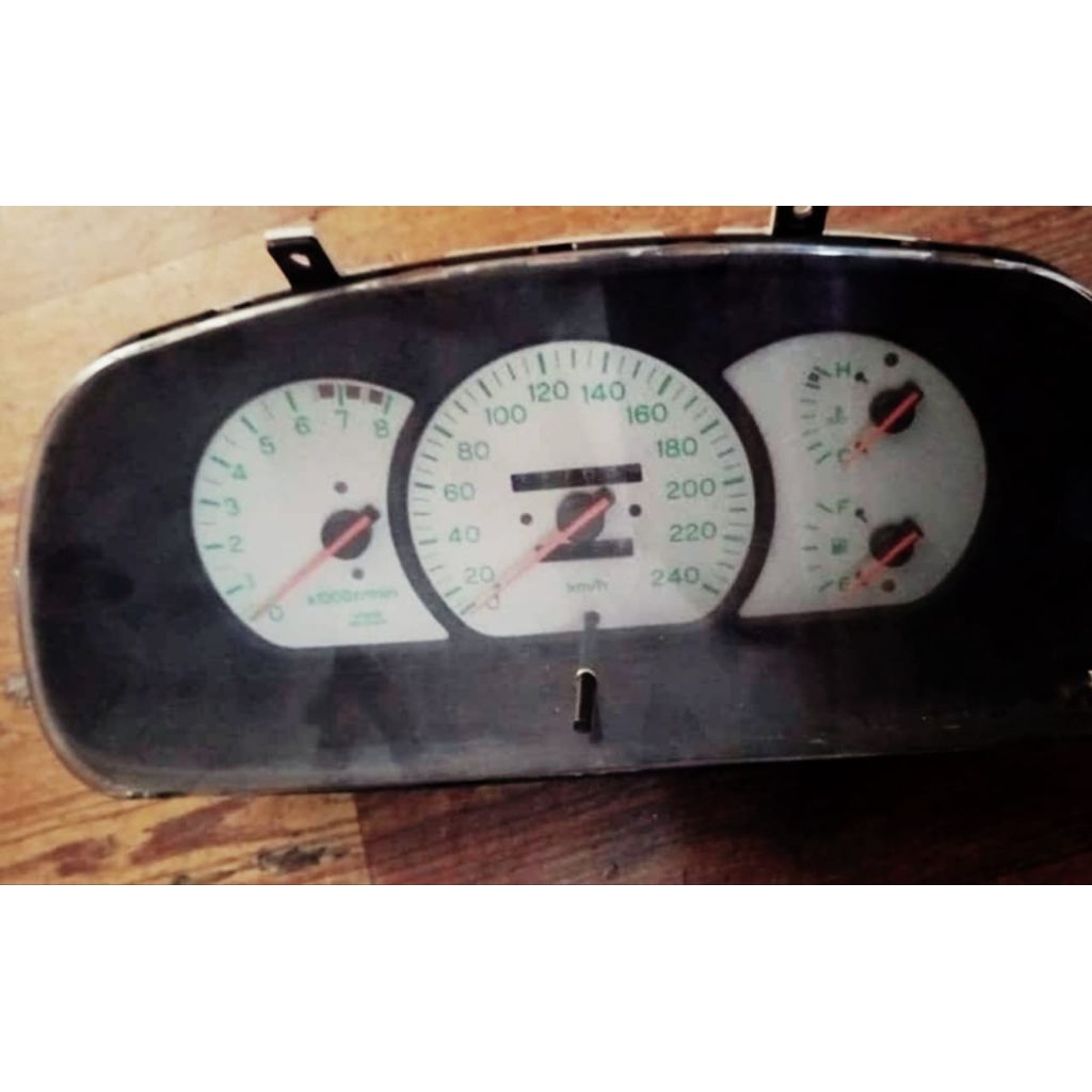 Proton Wira / Satria Manual Meter Speedometer Cluster White Face (Used ...