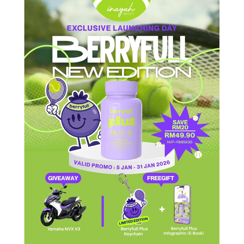 NEW EDITION BERRYFULL PLUS‼️ | INAYAH BEAUTY BERRYFUL | ORIGINAL HQ ...