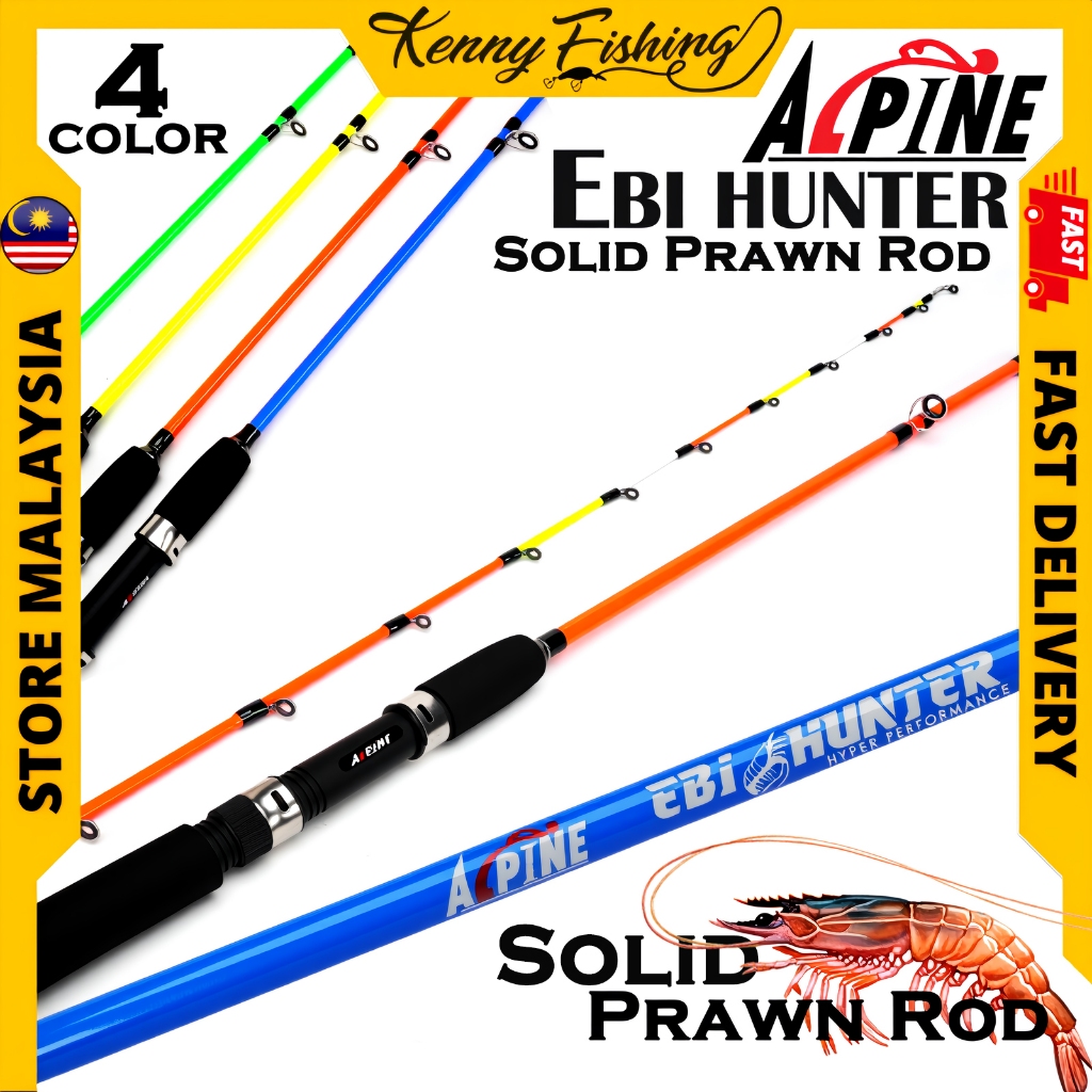 ALPINE EBI HUNTER SOLID PRAWN ROD | Shopee Malaysia