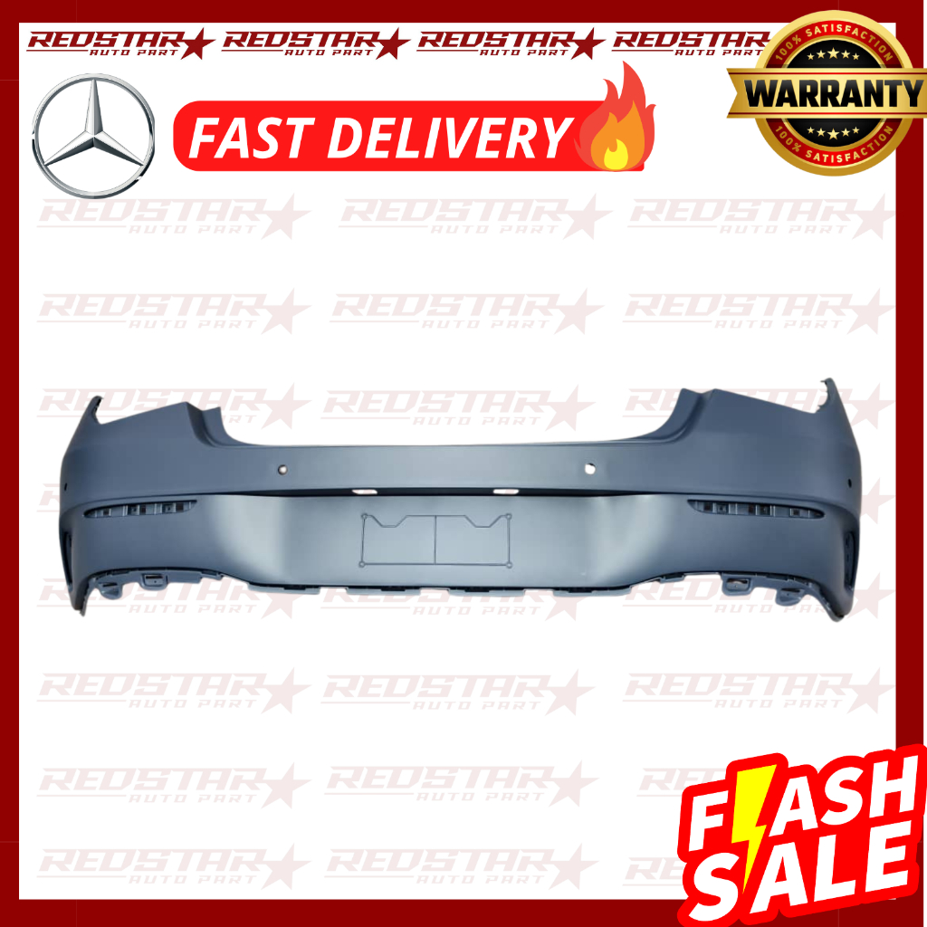 Mercedes W118 AMG REAR BUMPER COMPLETE NEW OEM | Shopee Malaysia