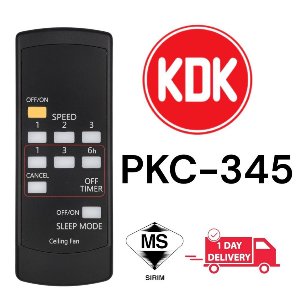 KDK FAN REMOTE CONTROL PKC-345 | Shopee Malaysia