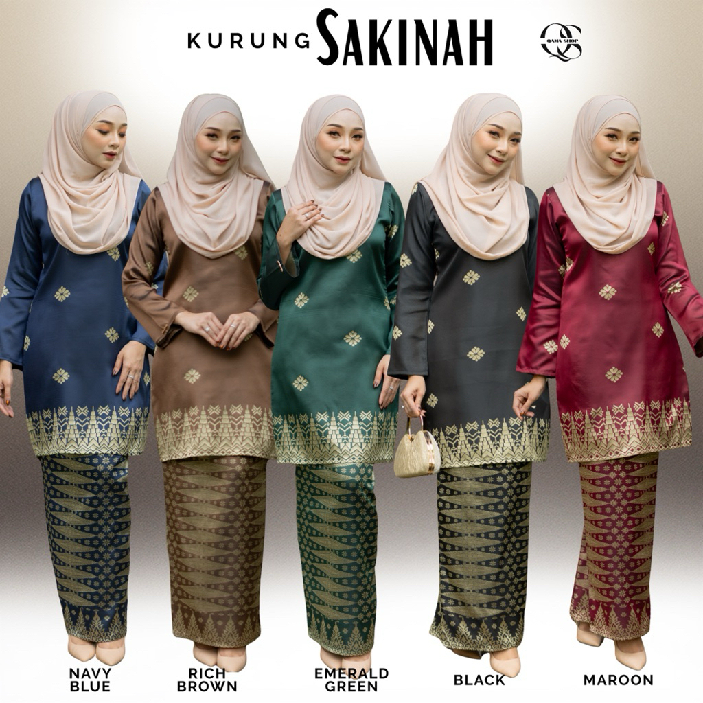 RAYA 2026 | KURUNG SAKINAH | SONGKET TENUN | Shopee Malaysia