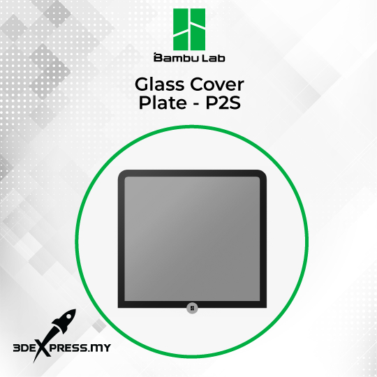 Bambu Lab Spare Parts Glass Cover Plate - [P2S] 3D Printer Accessories