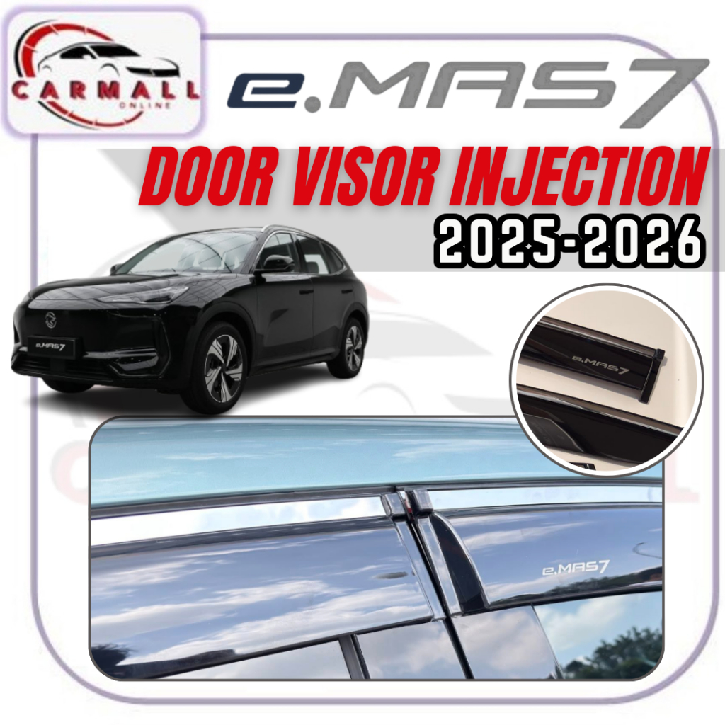 Proton e.MAS 7 2025-2026 Door Visor /Air Press /Window Injection Visor ...
