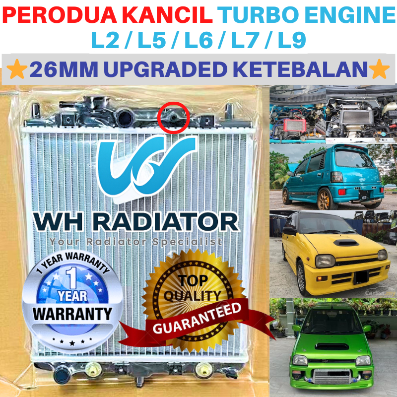 PERODUA KANCIL TURBO L2 L5 L6 L7 L9 (26mm)DOUBLE LAYER TOP QUALITY AUTO ...