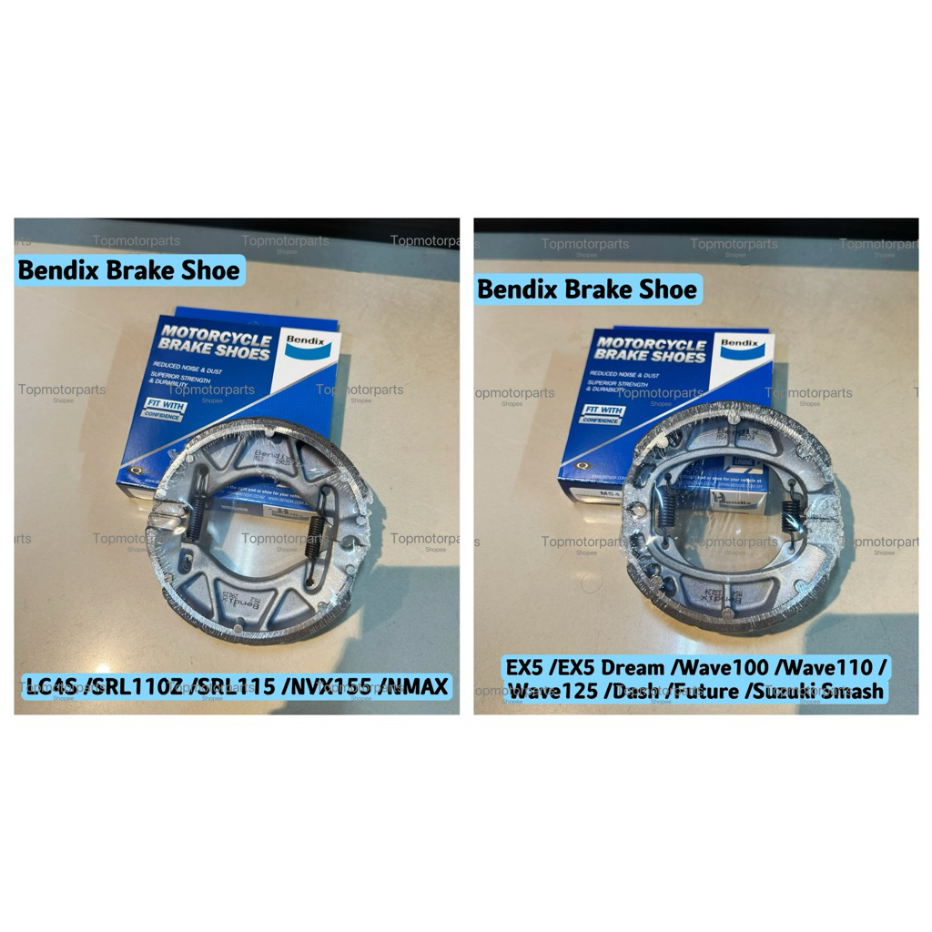 Bendix Brake Shoe LC4S /SRL110Z /SRL115 /NVX155 /NMAX /EX5 /EX5 Dream ...