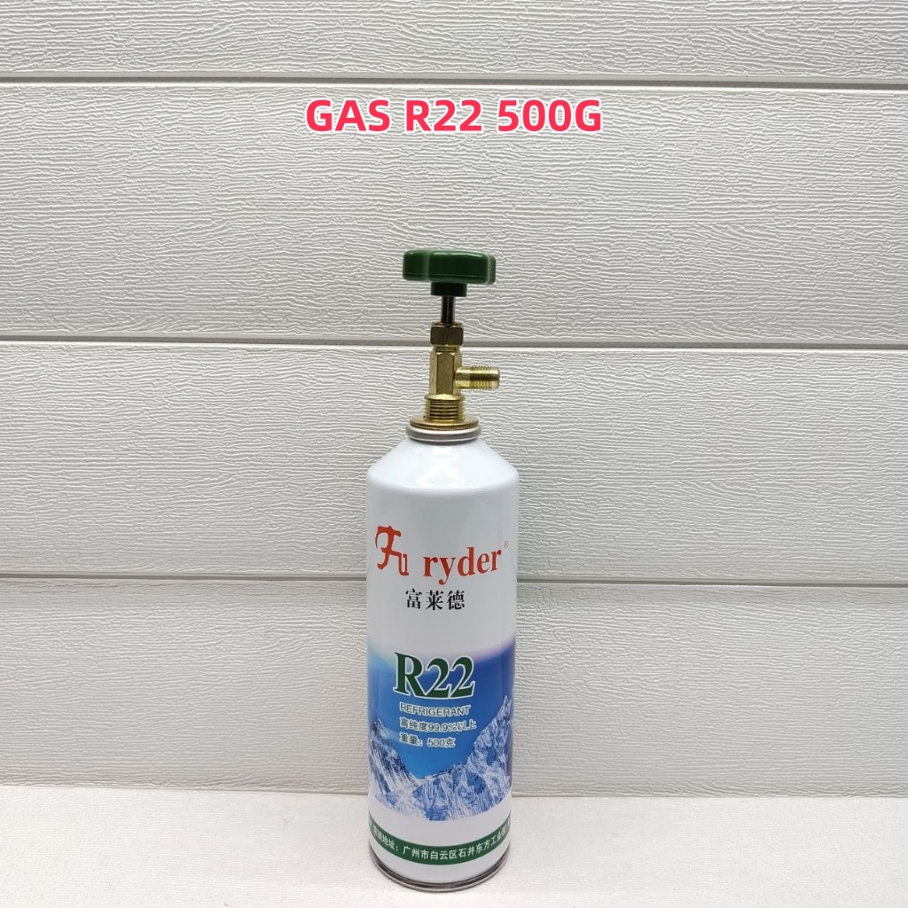 [R22 500GRAM] Gas Botol Furyder Pendingin Hawa | R22 Refrigerant Gas ...