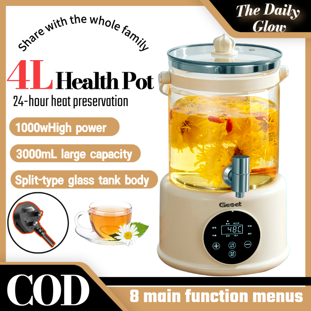 4L Multifunctional Electric Pot: All-in-One Kettle for Flower Tea ...