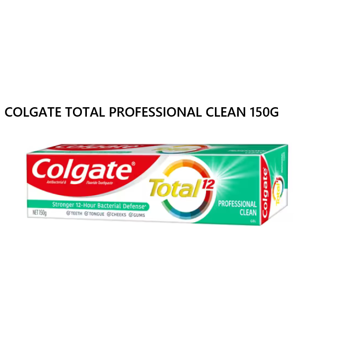 COLGATE TOTAL12 PROFESSIONAL CLEAN GEL 150G [EXP:OCTOBER 2026] | Shopee ...