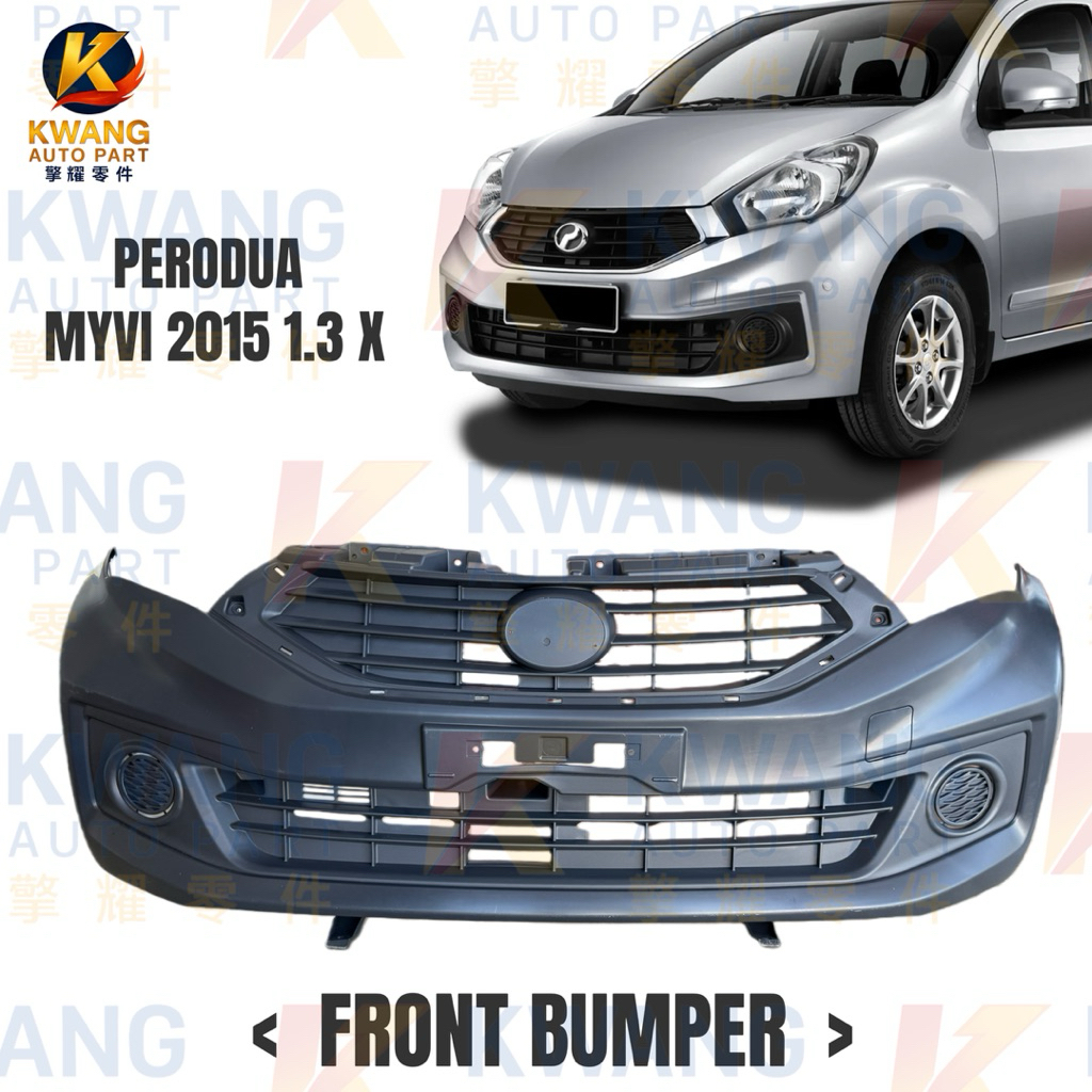 PERODUA MYVI 1.3 ICON 2015 X facelift Front Bumper Replacement | X ...