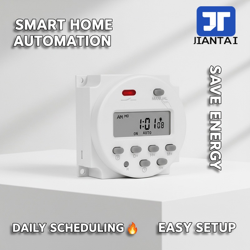 12V 24V 220V CN101A 7-Day Timer Time Counter, Programmable Timer Relay ...