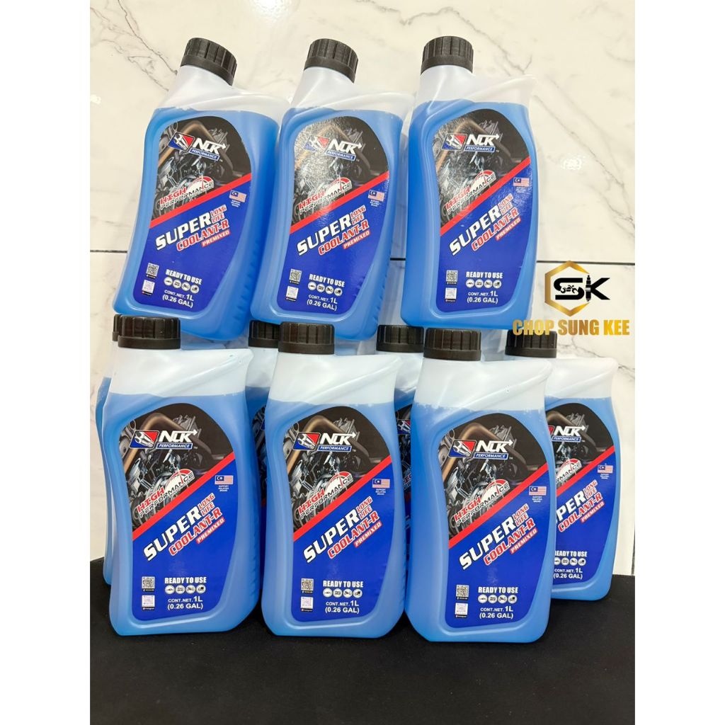 NLK PERFORMANCE SUPER LONG LIFE COOLANT-R PREMIXED 1LITER BLUE COLOUR ...