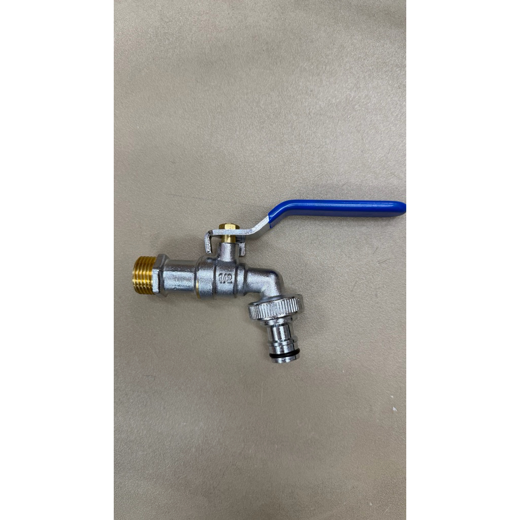 Heavy Duty Brass Ball Valve Bib Tap Wall Mounted Ball Tap Water Tap ...