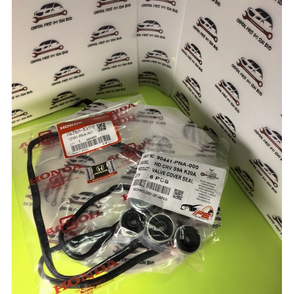 12341-RNA-A01 Honda Valve Cover Gasket Civic SNA 1.8 ( FD ) Civic TR0 ...