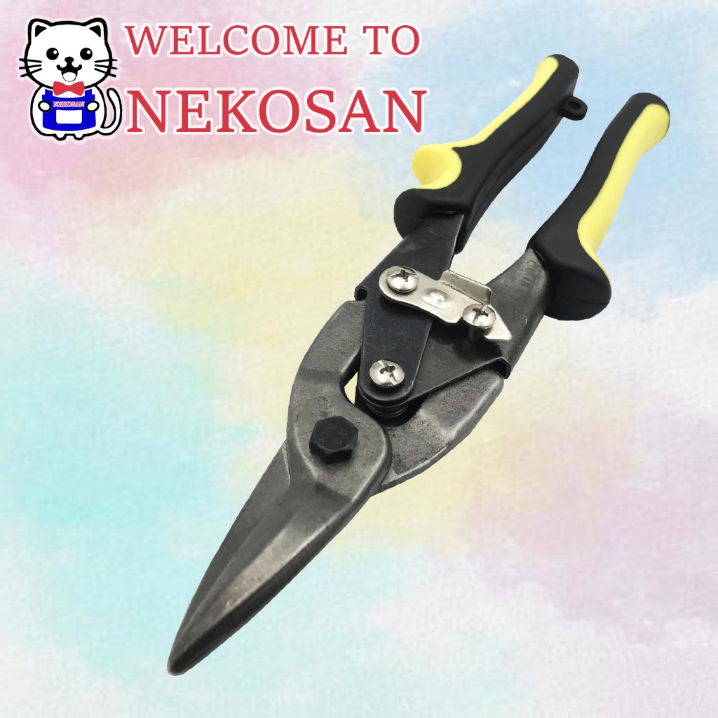 10 Inch Aviation Tin Snips Scissor Iron Plate Metal Aluminium Straight ...