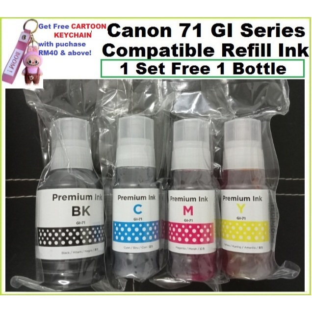 Canon GI-71 / GI71 / 71 Premium Compatible Refill Ink For Canon Printer ...