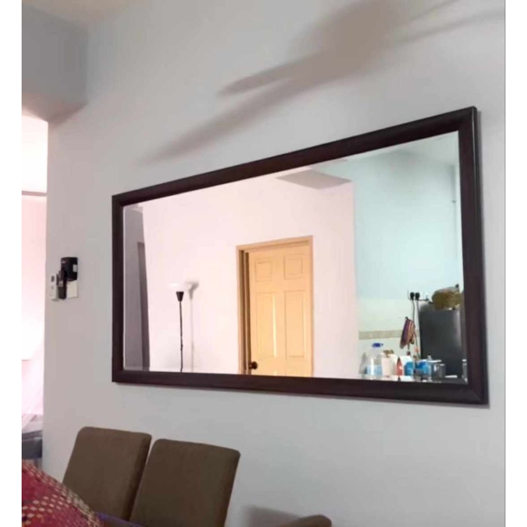 CERMIN BESAR DINDING GANTUNG BIG MIRROR WALL FRAME PICKUP POS HANTAR ...